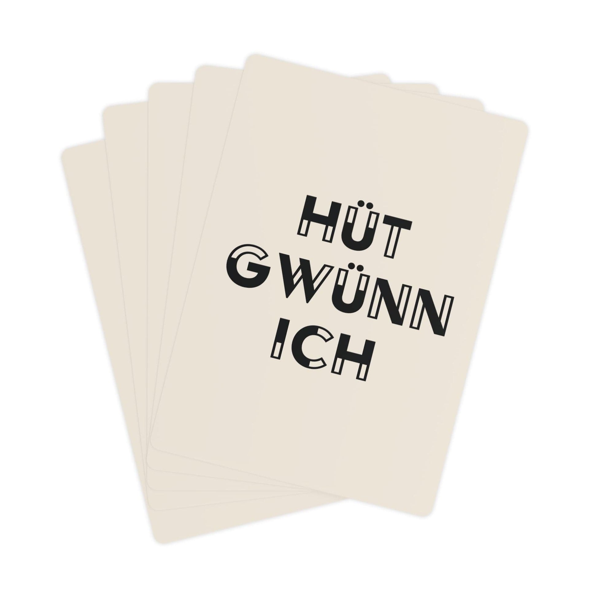 Frog Nöd - Hüt gwünn ich - Spielkarten